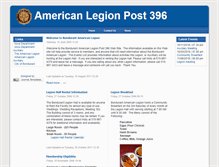 Tablet Screenshot of bondurantpost396.org